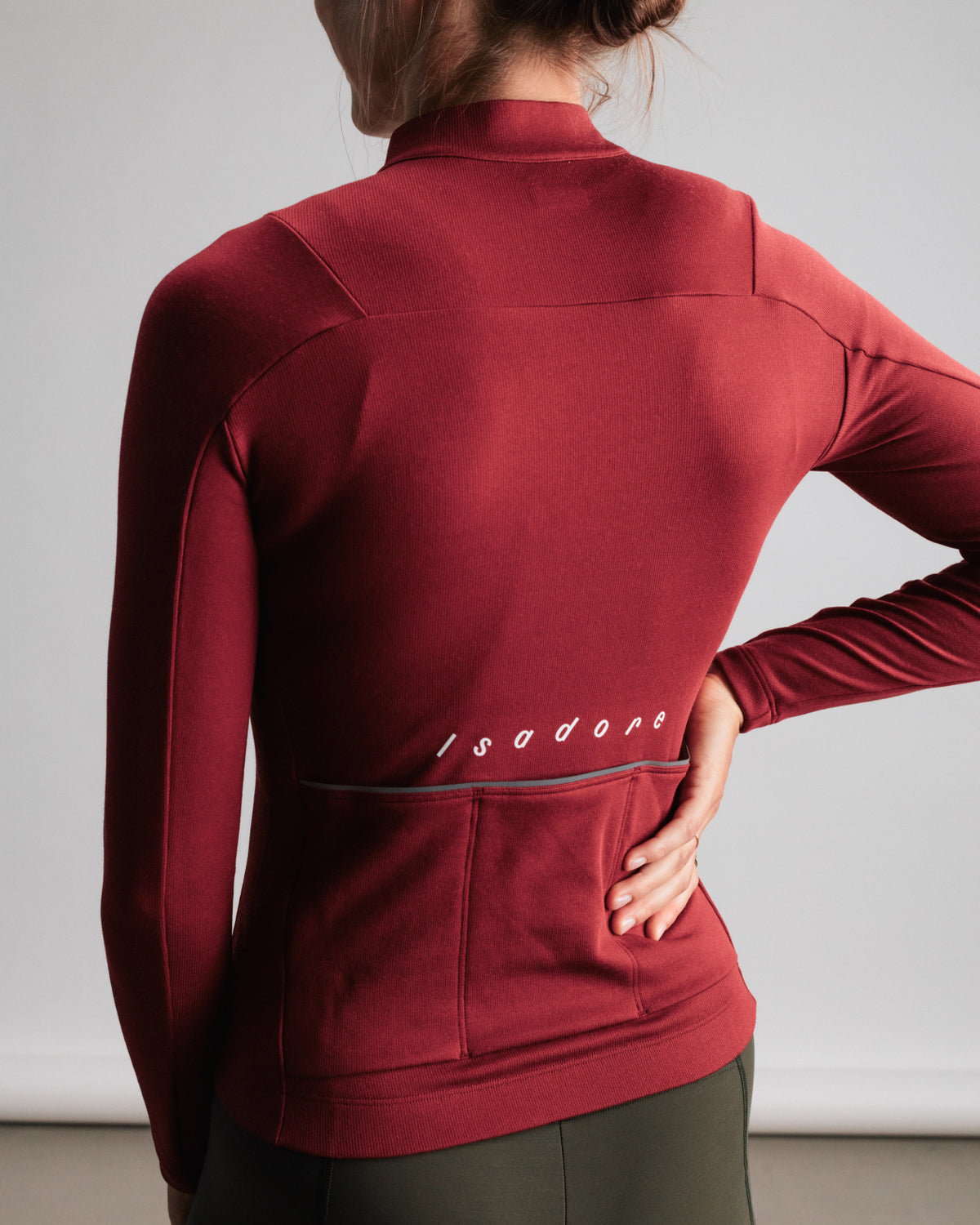 Debut Merino Long Sleeve Jersey Ruby Wine