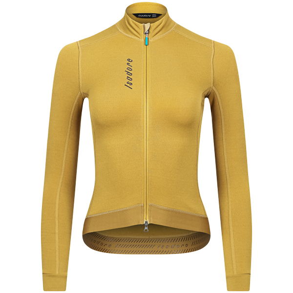 Isadore Signature Deep Winter Long Sleeve Jersey in Ochre for