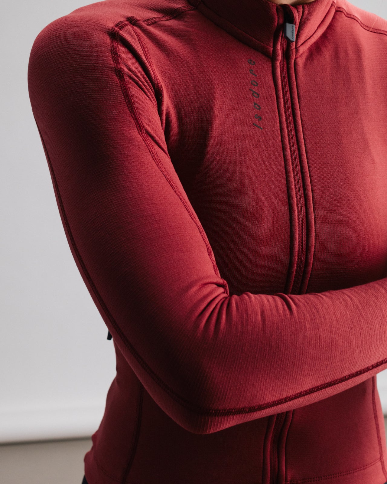 Signature Merino Tech Long Sleeve Jersey Burnt Russet