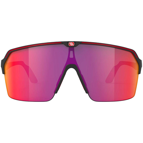 Rudy Project Spinshield Air in Black Matte Frame Multilaser Red