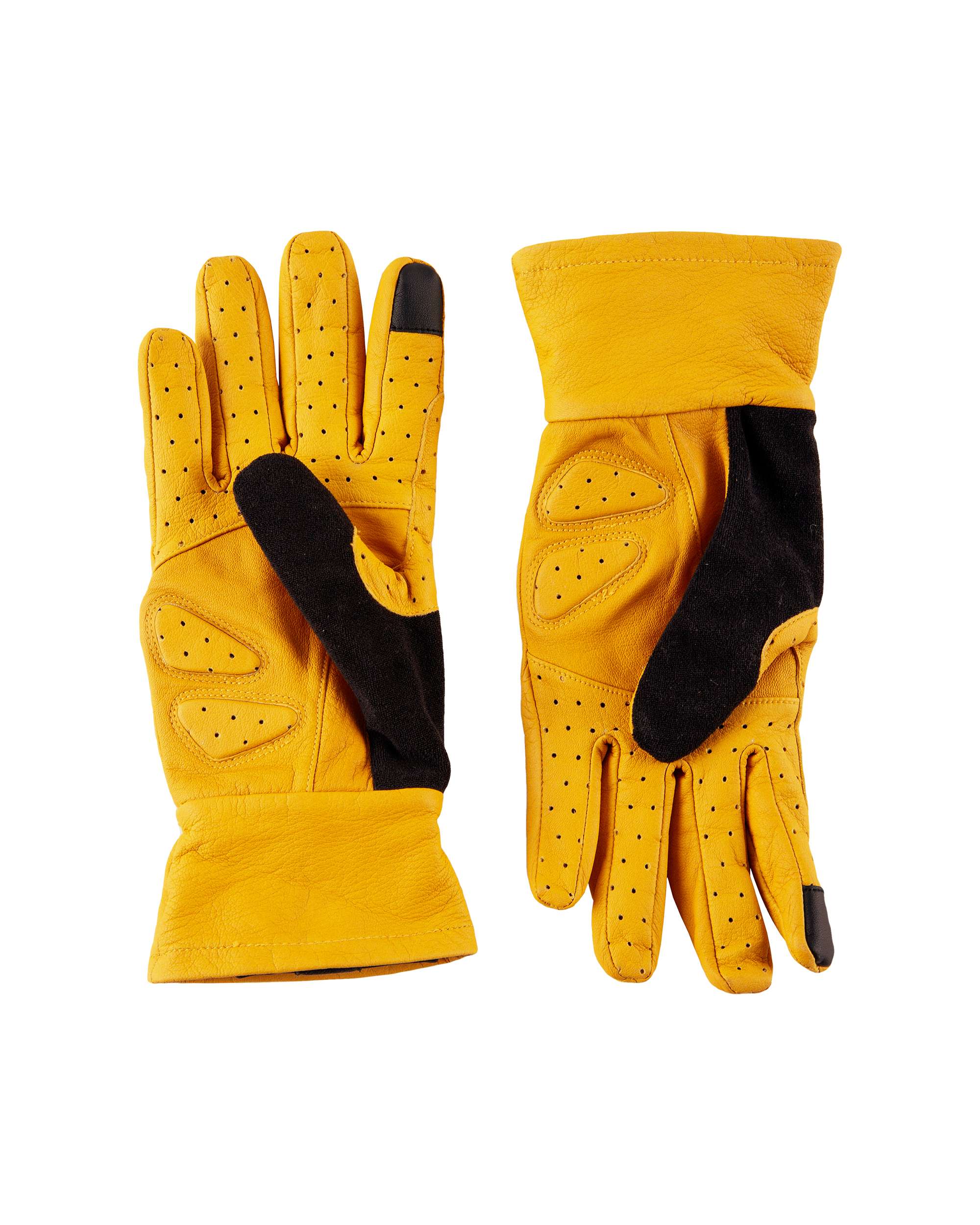 cafe du cycliste handschuhe Café Du Cycliste Gravel Gloves in Mustard – DSTNC