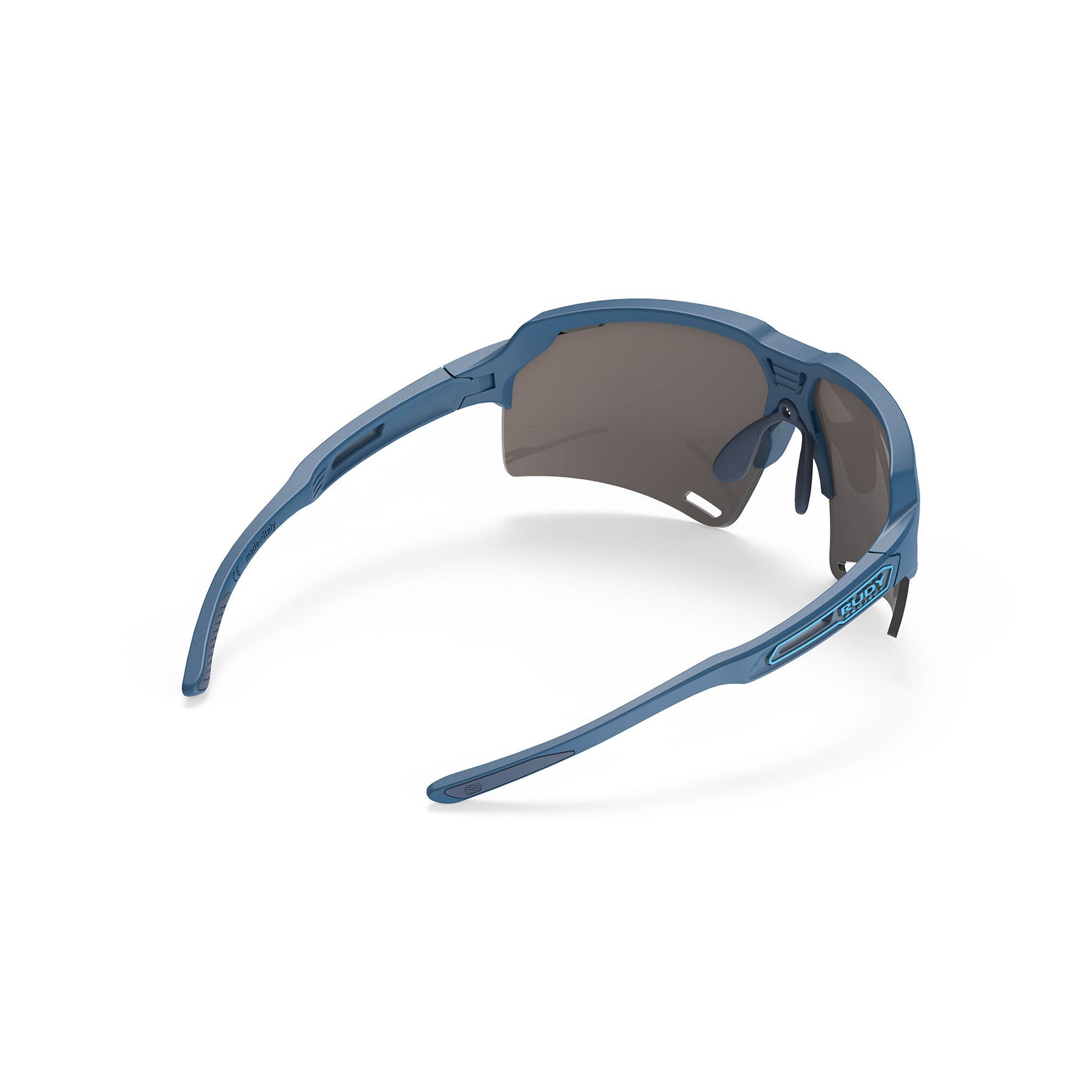 Rudy Project running and cycling sport prescription sunglasses#color_deltabeat-pacific-blue-matte-frame-with-multilaser-ice-lenses