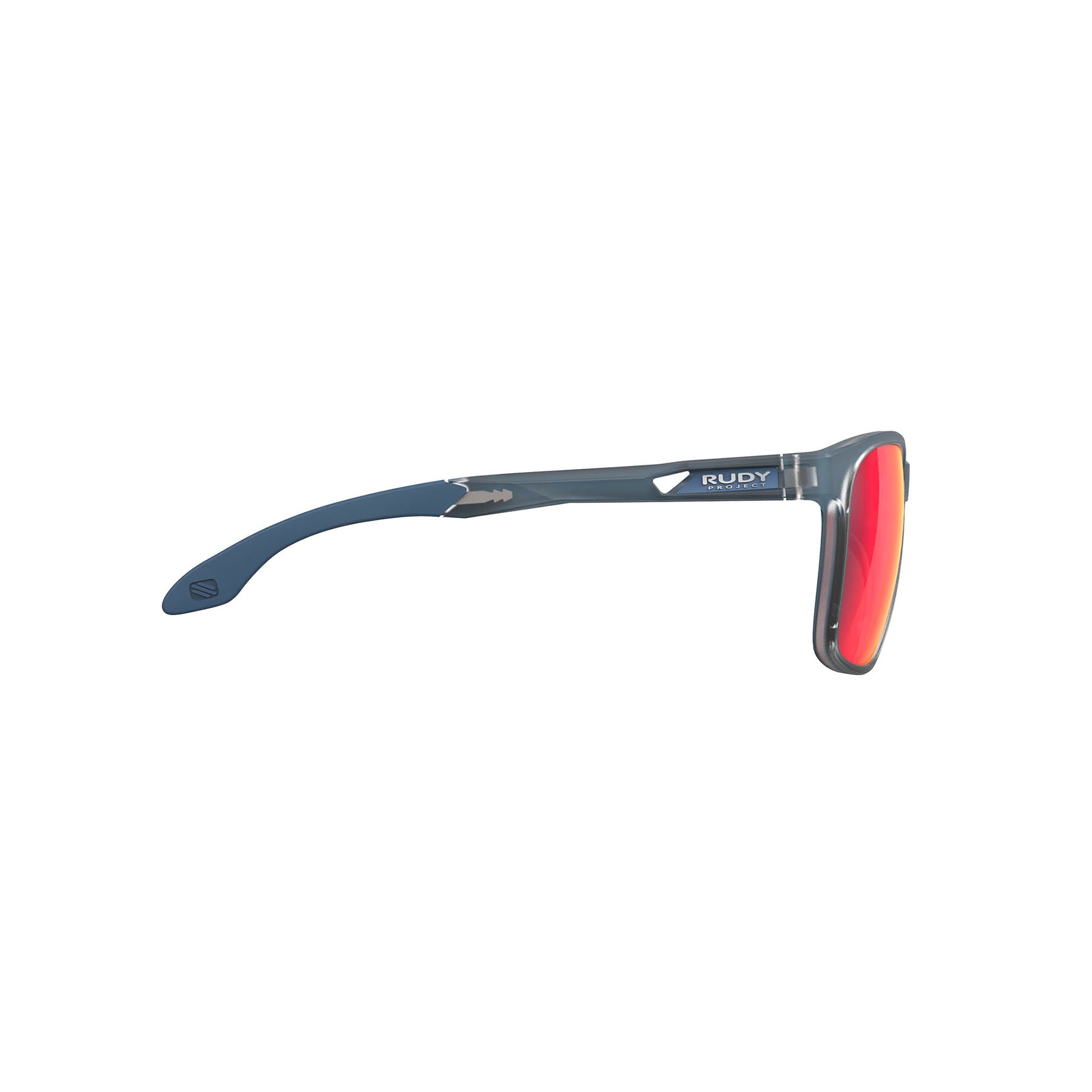 Rudy Project Lightflow A prescription ready active lifestyle sunglasses#color_lightflow-a-ice-blue-metal-matte-frame-with-multilaser-red-lenses