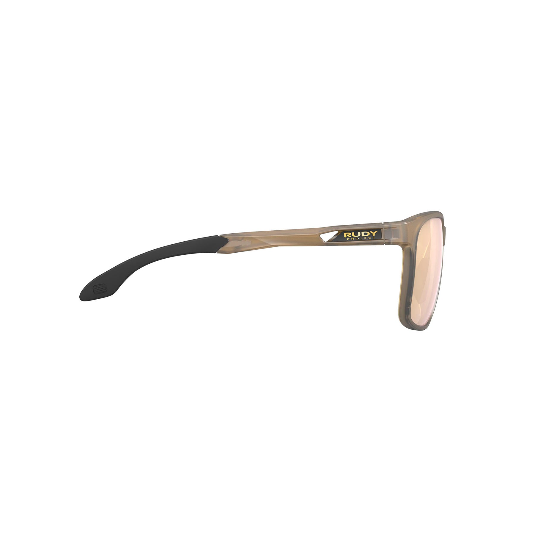 Rudy Project Lightflow A prescription ready active lifestyle sunglasses#color_lightflow-a-ice-gold-matte-frame-with-multilaser-gold-lenses