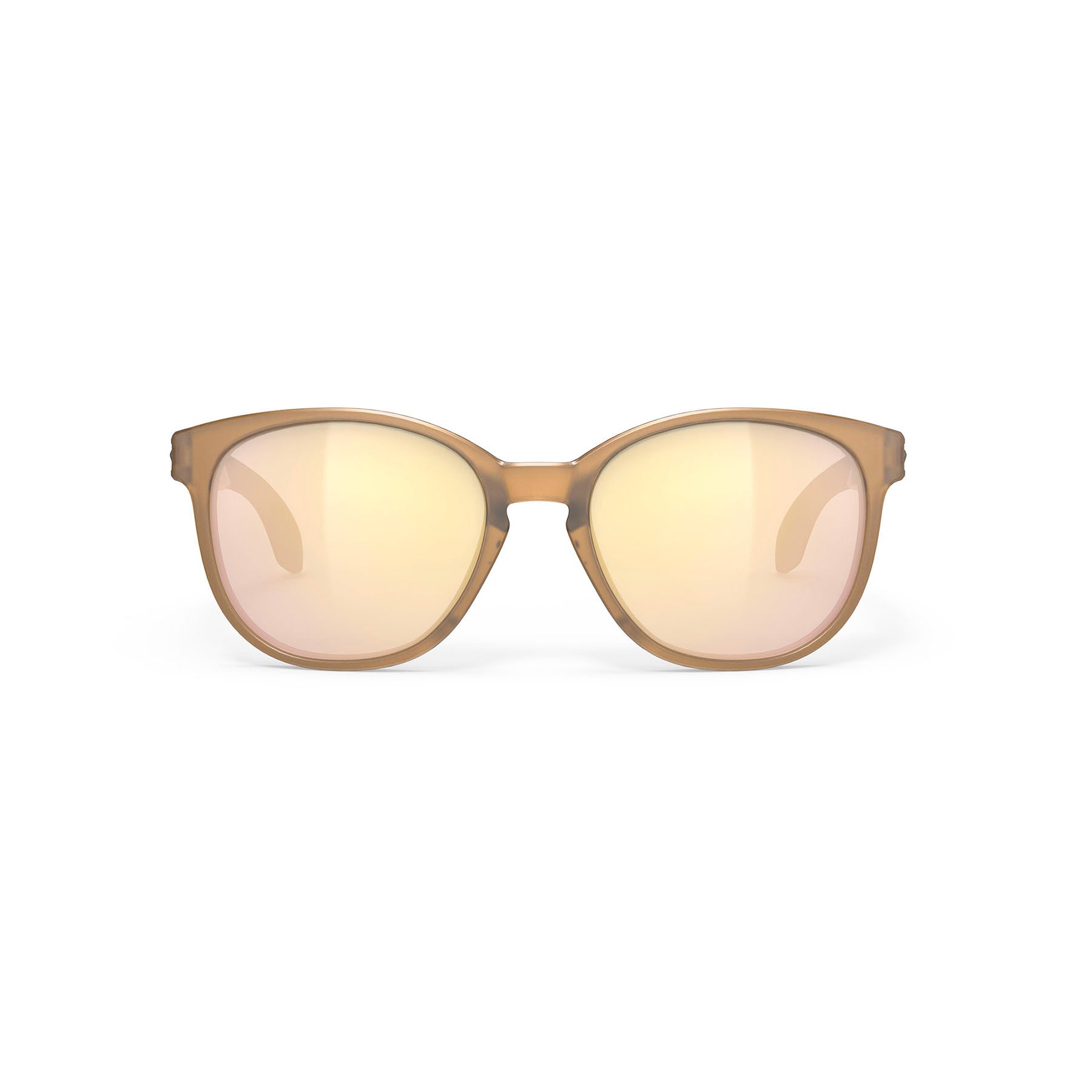 Rudy Project Lightflow B prescription ready active lifestyle sunglasses#color_lightflow-b-ice-gold-matte-frame-with-multilaser-gold-lenses