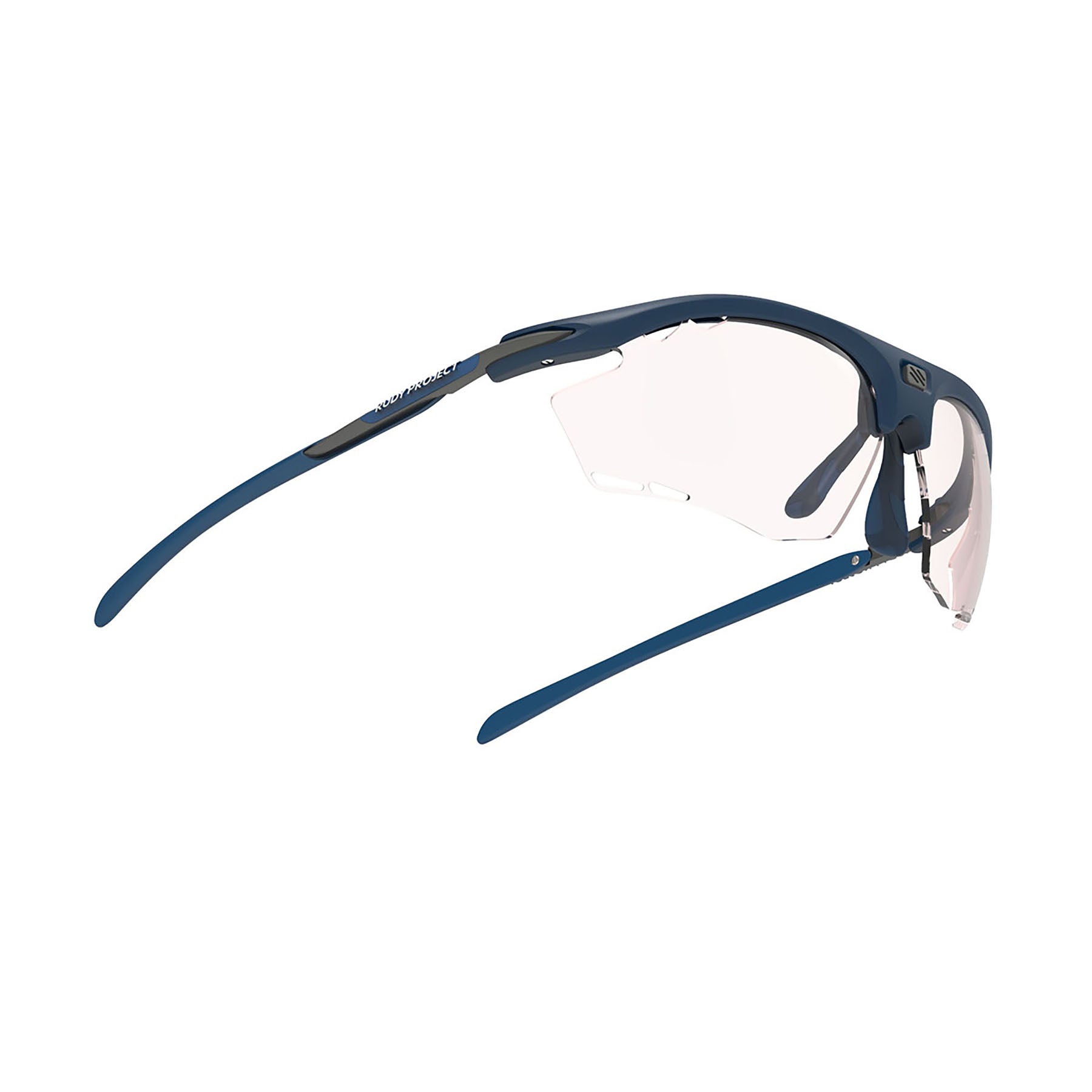Rudy Project prescription ready running and cycling sunglasses#color_rydon-pacific-blue-matte-frame-and-impactx-photochromic-2-red-running-lenses