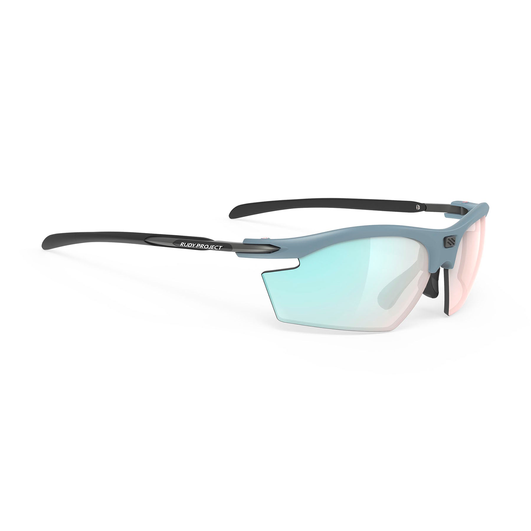 Rudy Project prescription ready Rydon running and cycling sport sunglasses#color_rydon-glacier-matte-frame-and-multilaser-osmium-lenses