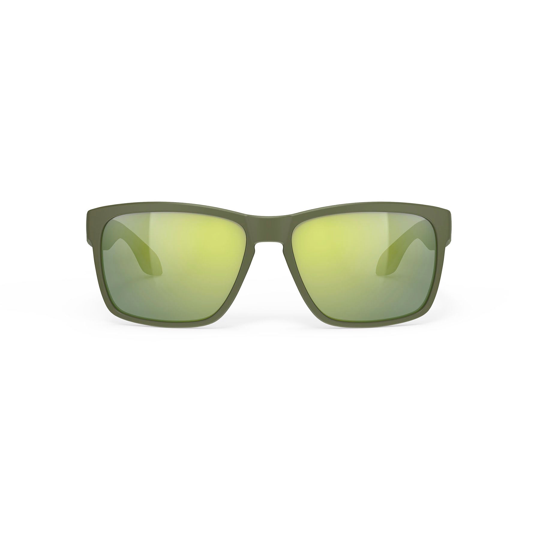 Rudy Project Spinhawk lifestyle and beach and boating and fishing prescription sunglasses#color_spinhawk-olive-matte-frame-with-laser-green-lenses