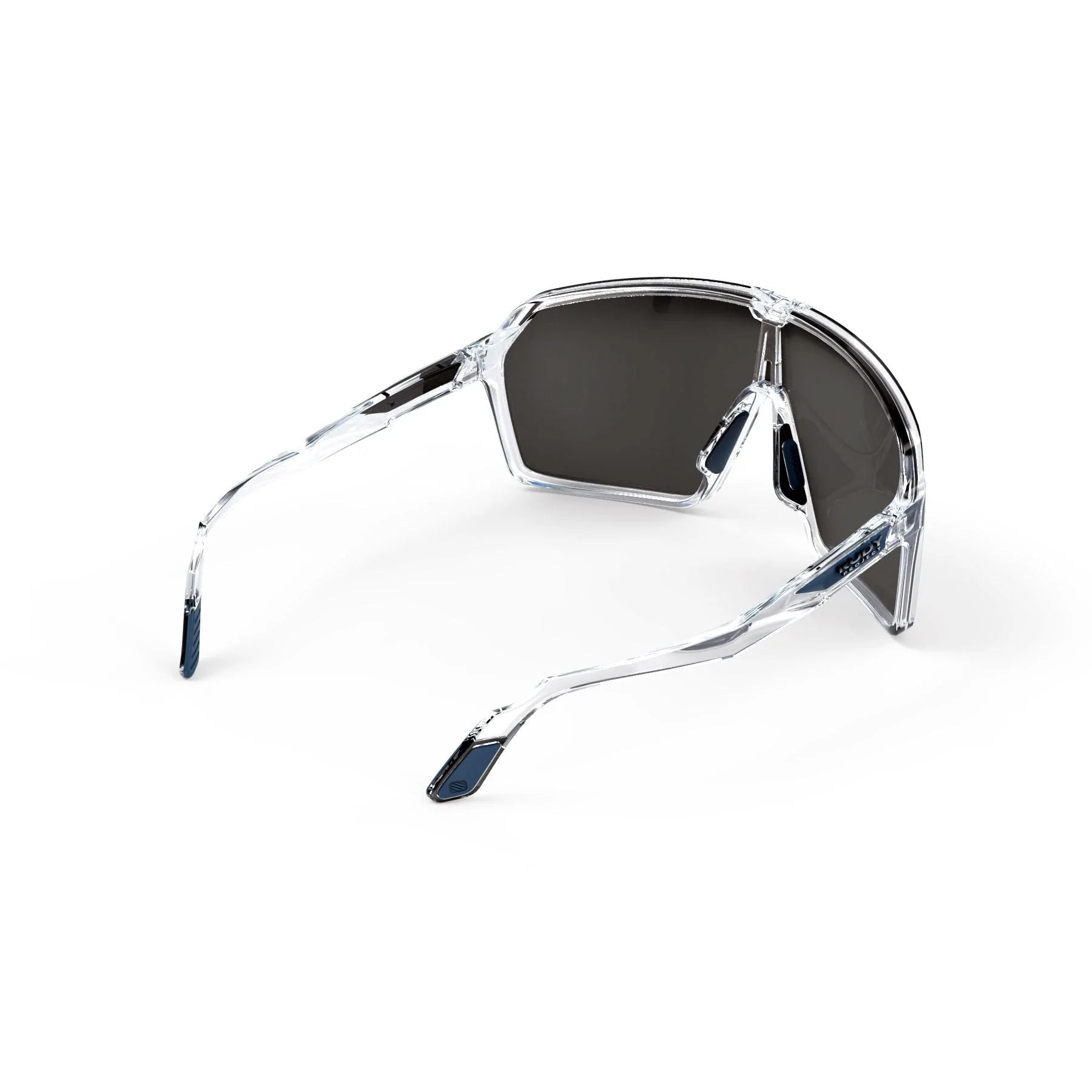 Rudy Project Spinshield running and cycling sunglasses#color_spinshield-crystal-gloss-with-multilaser-blue-lenses