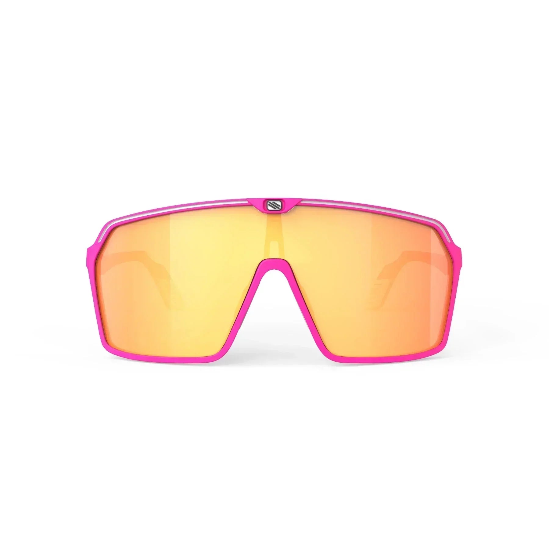 Rudy Project Spinshield running and cycling sunglasses#color_spinshield-pink-fluo-with-multilaser-orange-lenses