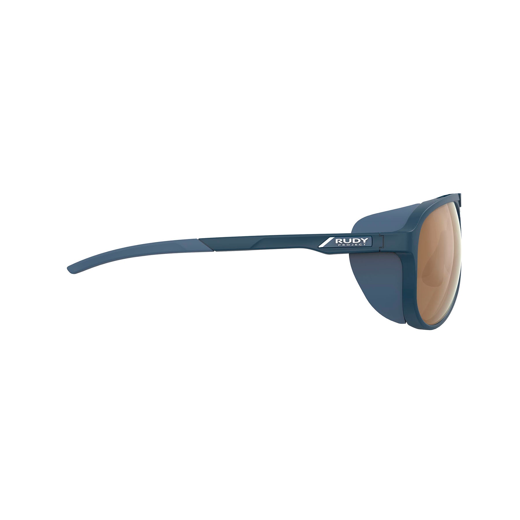 Rudy Project Stardash prescription hiking and glacier sport sunglasses#color_stardash-blue-navy-matte-with-impactx-photochromic-2-laser-crimson-lenses
