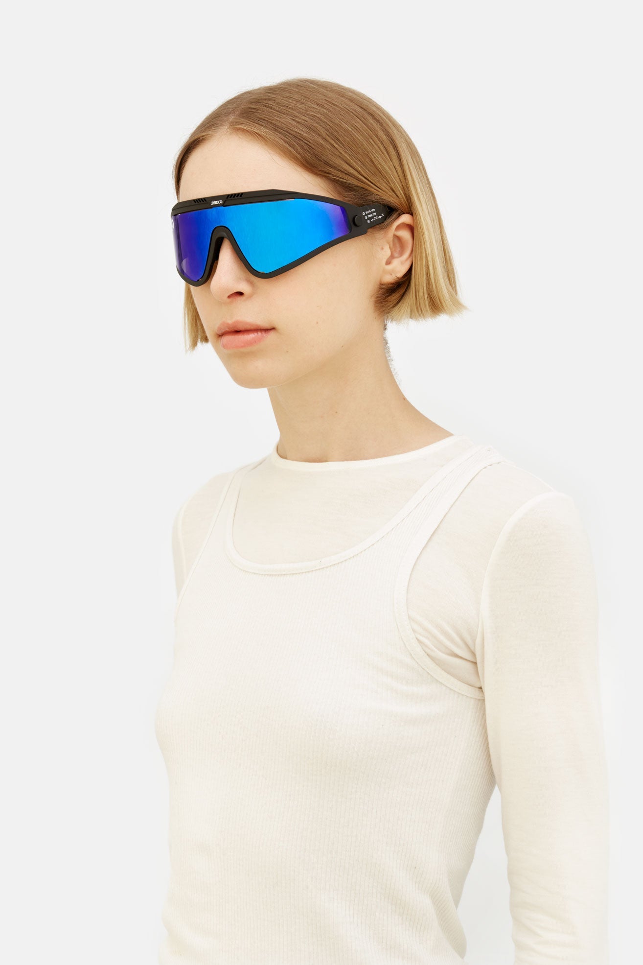 Briko x Retrosuperfuture Detector in Black Frame Blue Lenses – DSTNC