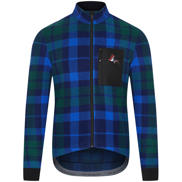 Café Du Cycliste Solange Gravel Cycling Jersey in Navy Green for Café Du Cycliste Solange Gravel Cycling Jersey in Navy Green for